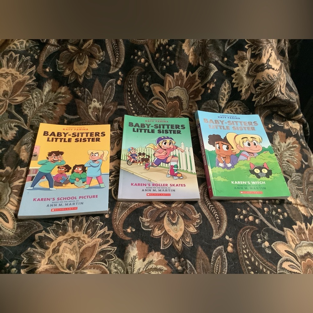 Lot of THREE paperback books from the baby-sitters little sister series